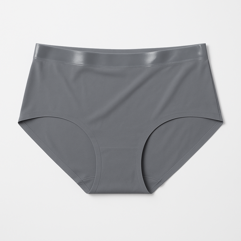 Seamless Jelly-Band Brief - Grey flat lay #Color_Grey