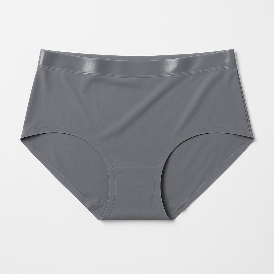 Seamless Jelly-Band Brief - Grey flat lay #Color_Grey