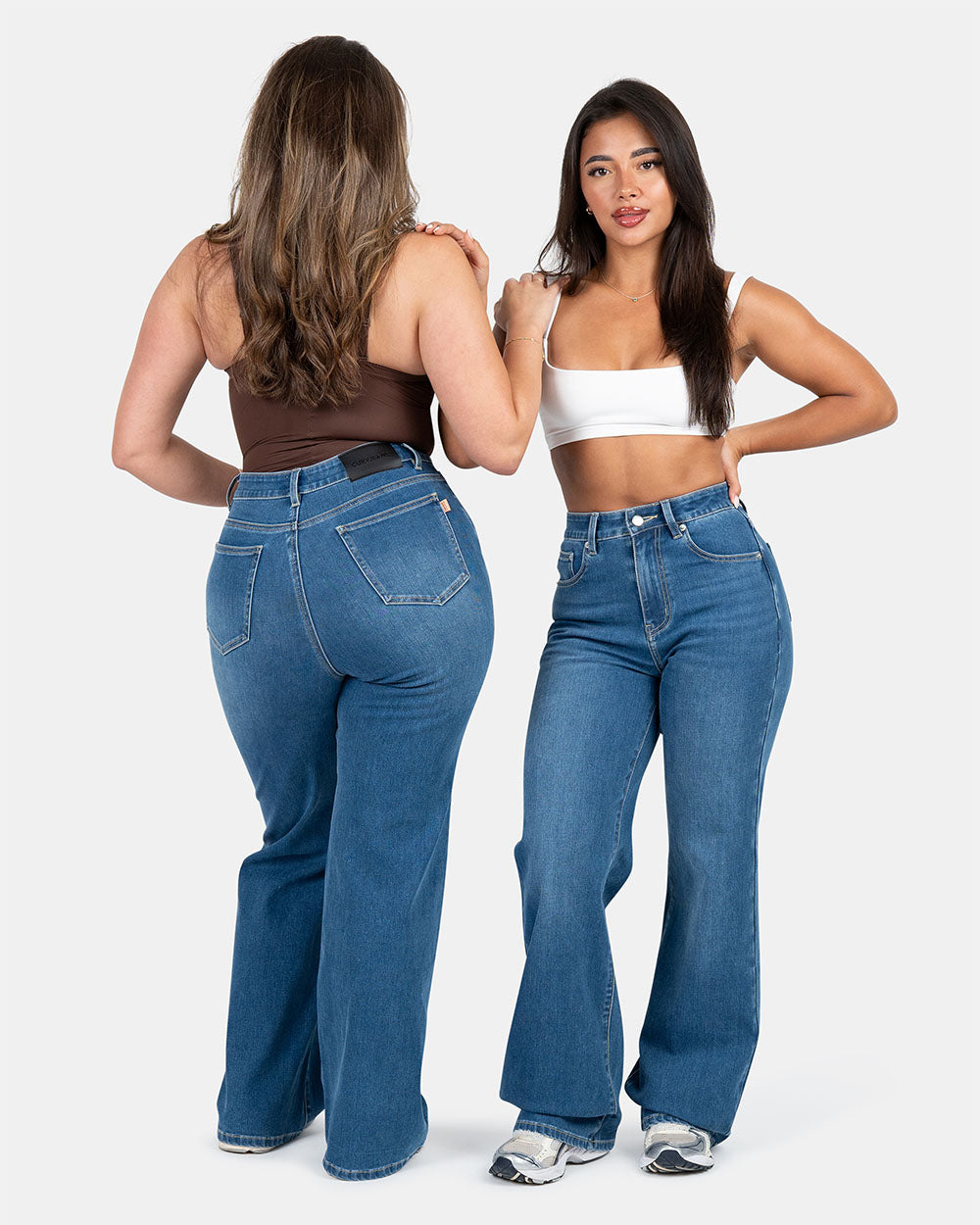 Relax – High-Waist – Mid Blue
