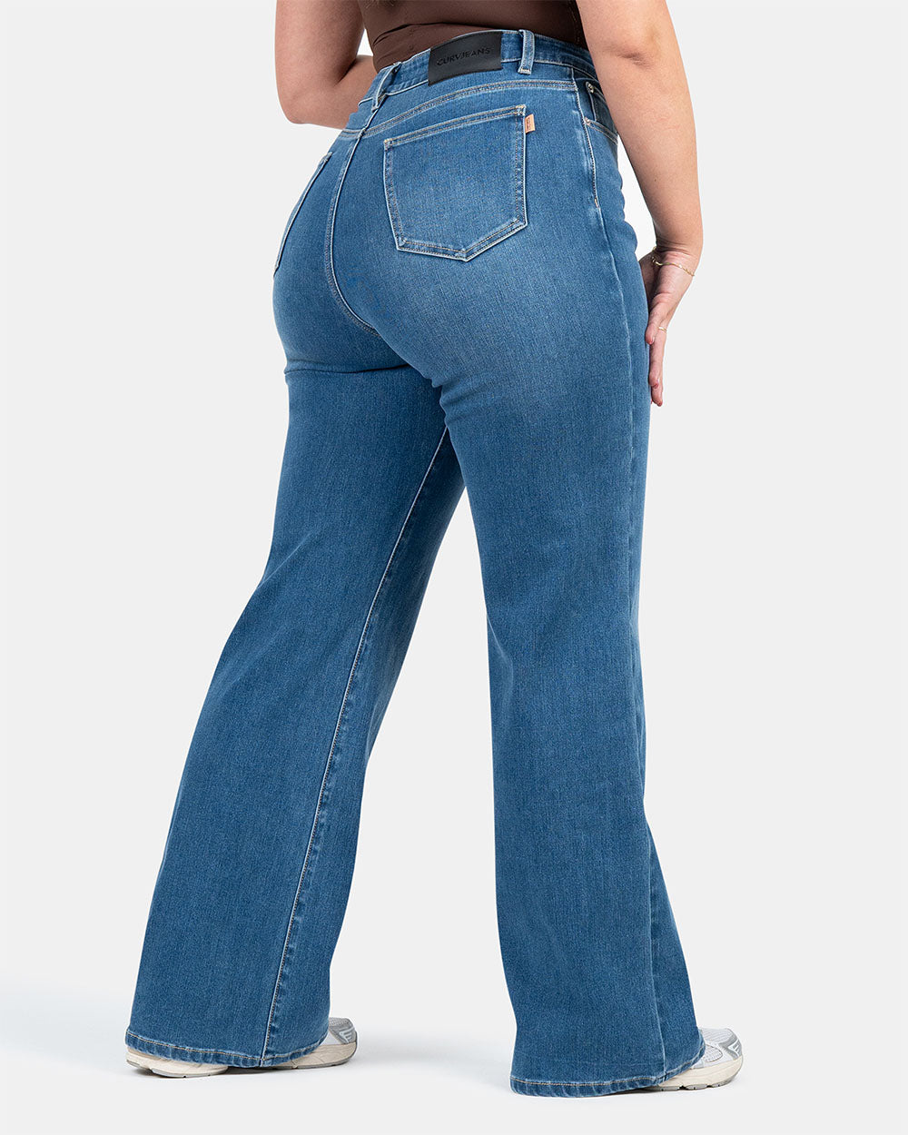 Relax – High-Waist – Mid Blue