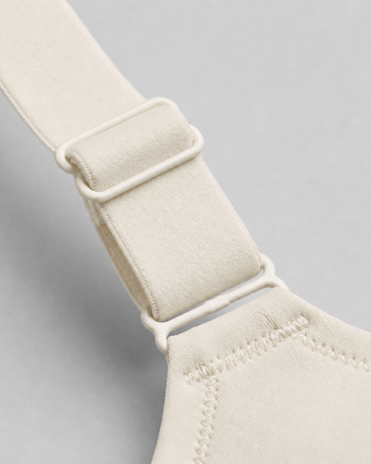 CURVS Full Coverage Bra - Cream White #Color_Cream White