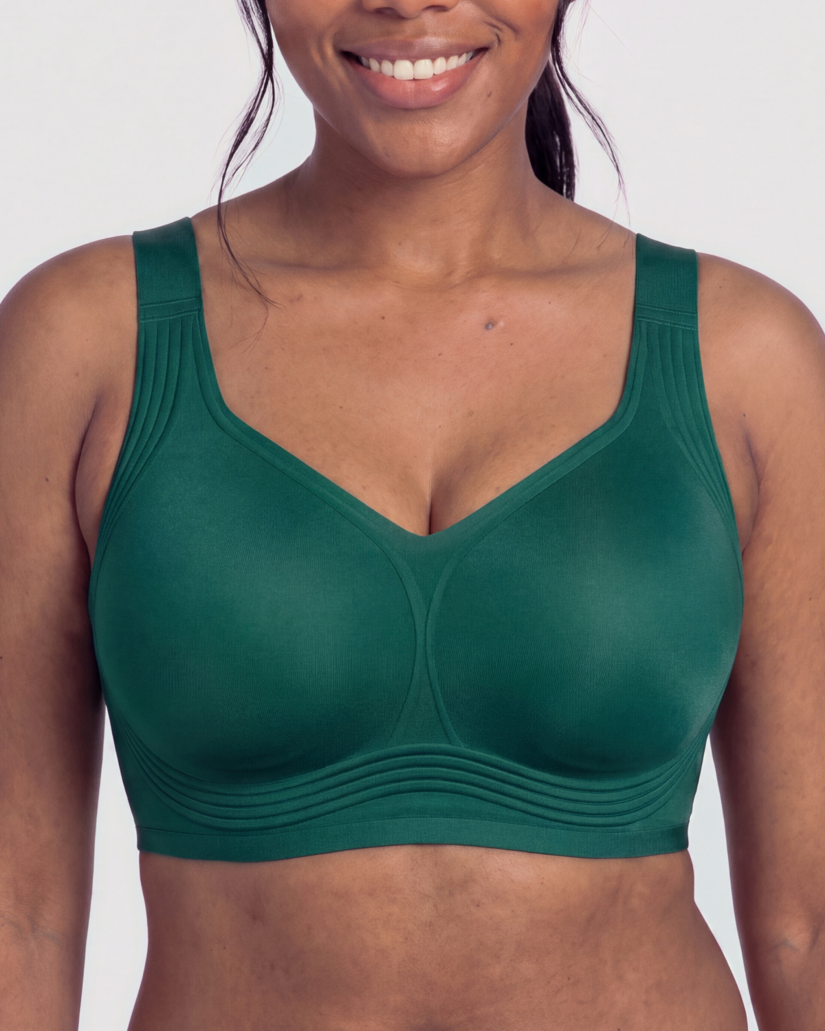 CURVS Full Coverage Bra - Emerald #Color_Emerald