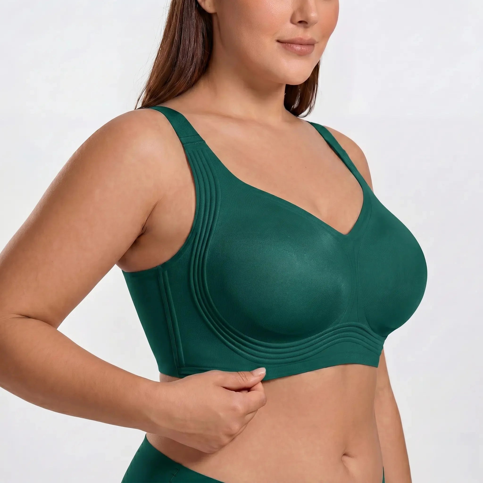 Full Coverage Bra - for Emerald #Color_Emerald