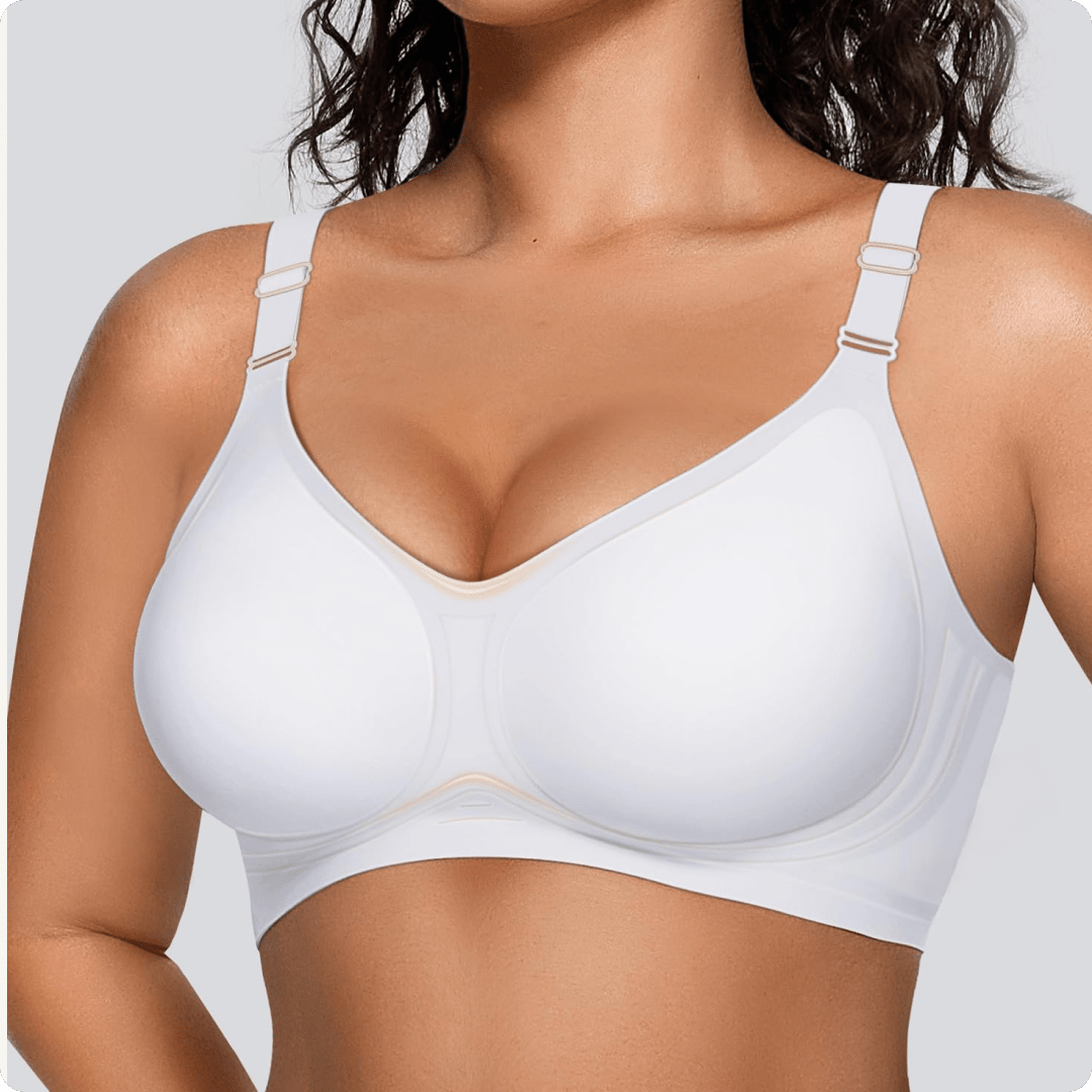 Wireless Front - Adjustable JellyWire™ Push Up Bra - for White