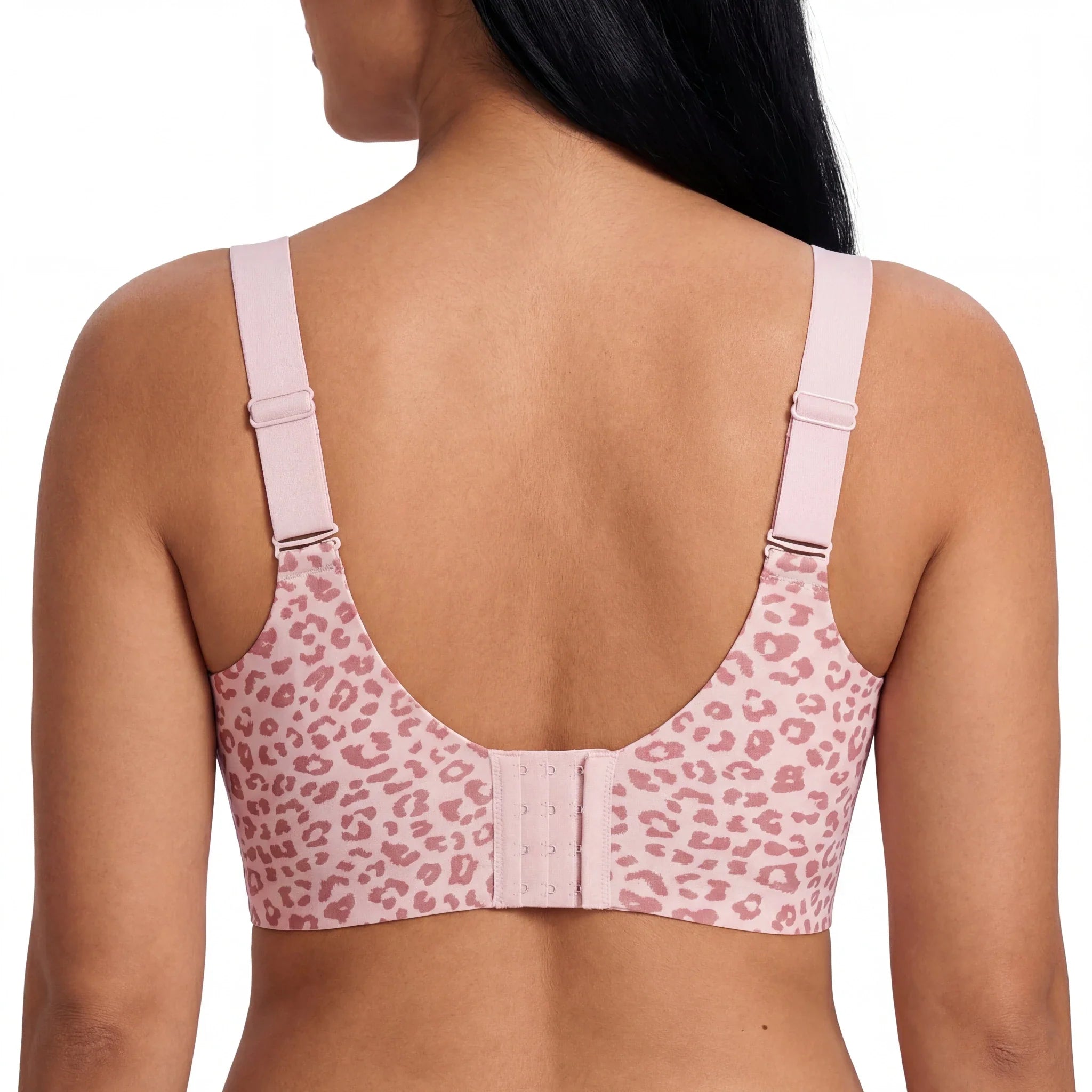 Wireless Full Coverage JellyWire Bra - for Leopard Pink #Color_Leopard Pink