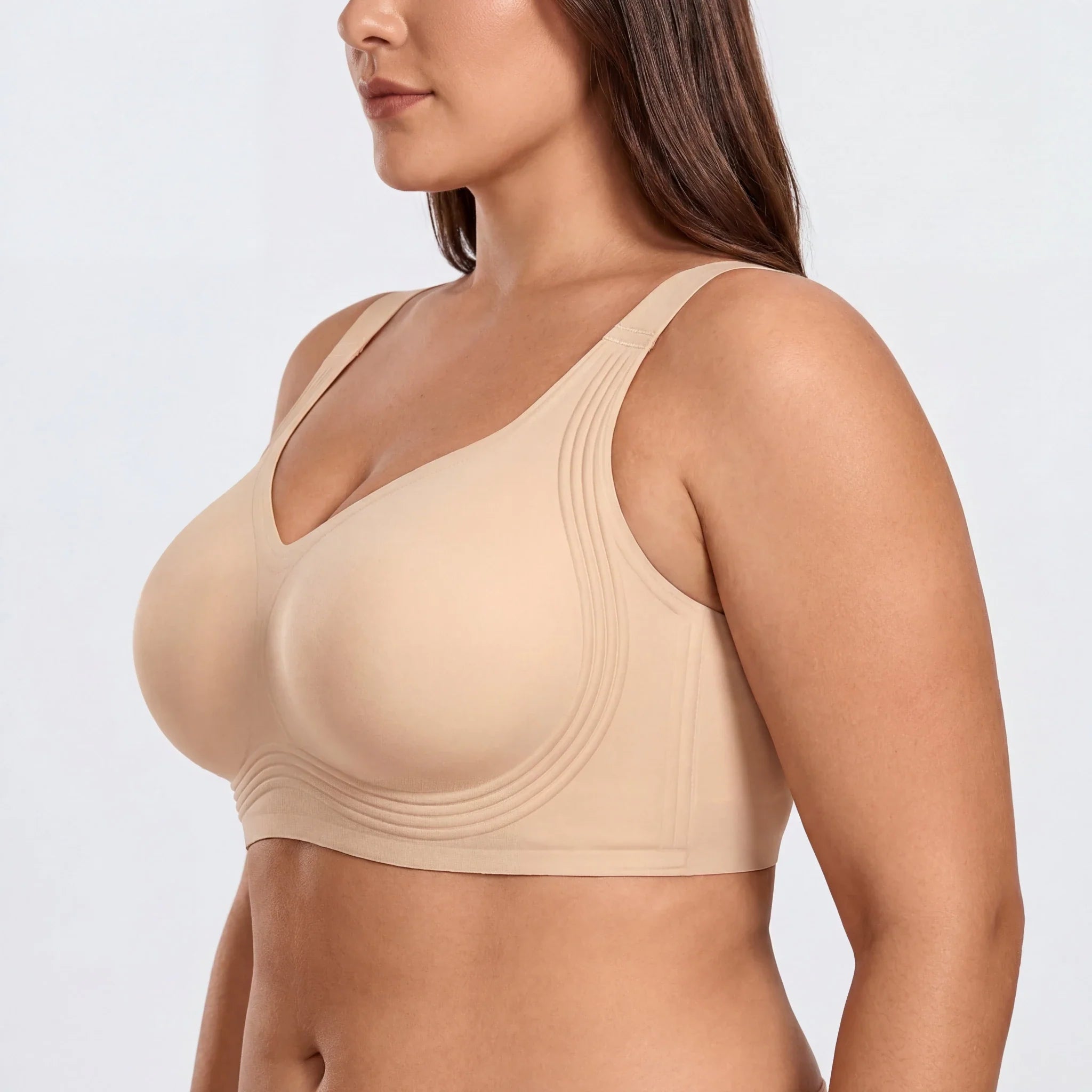 Wireless Full Coverage JellyWire Bra - for Nude #Color_Nude