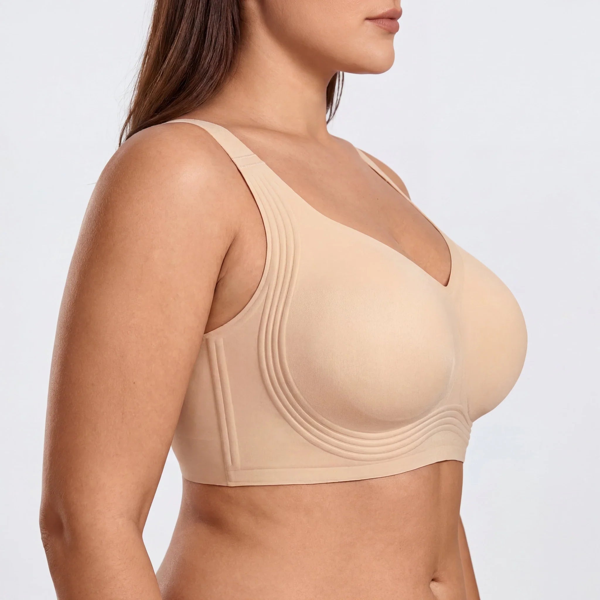 Wireless Full Coverage JellyWire Bra - for Nude #Color_Nude