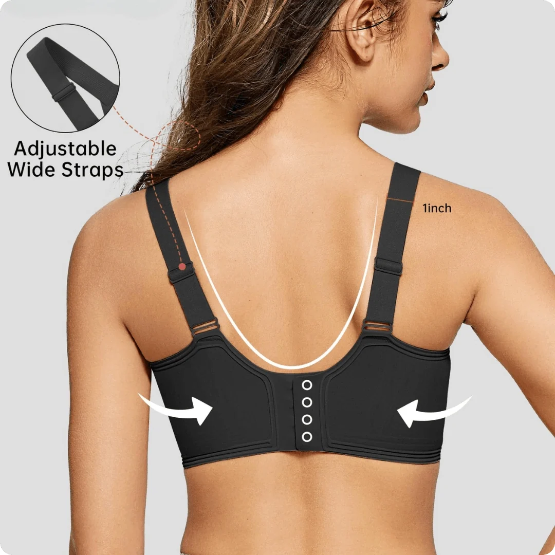 Wireless JellyWire™ Underband Support Bra - for Black