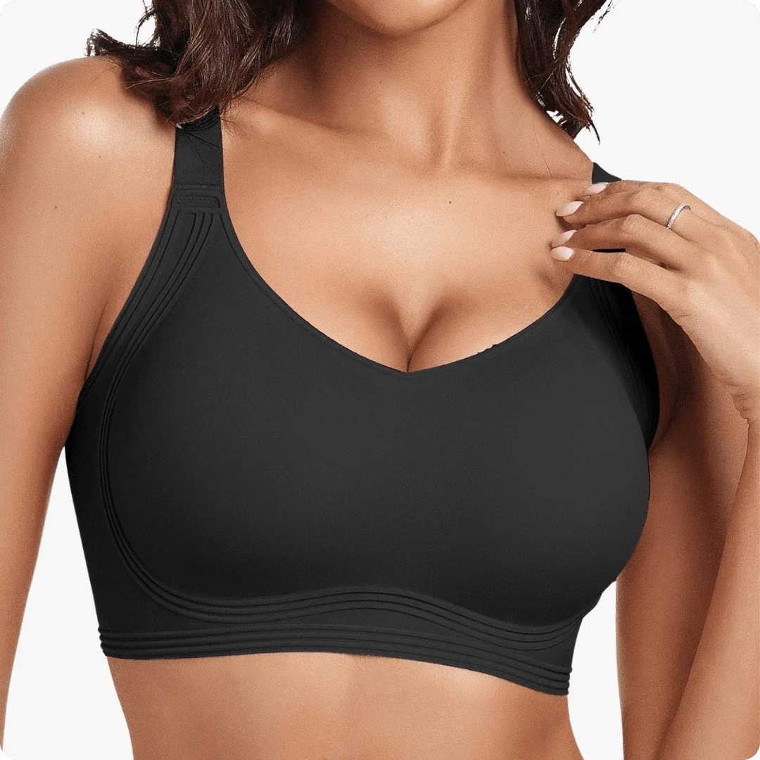 Wireless JellyWire™ Underband Support Bra - for Black