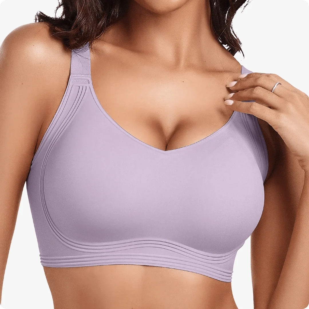 Wireless JellyWire™ Underband Support Bra - for Lavender