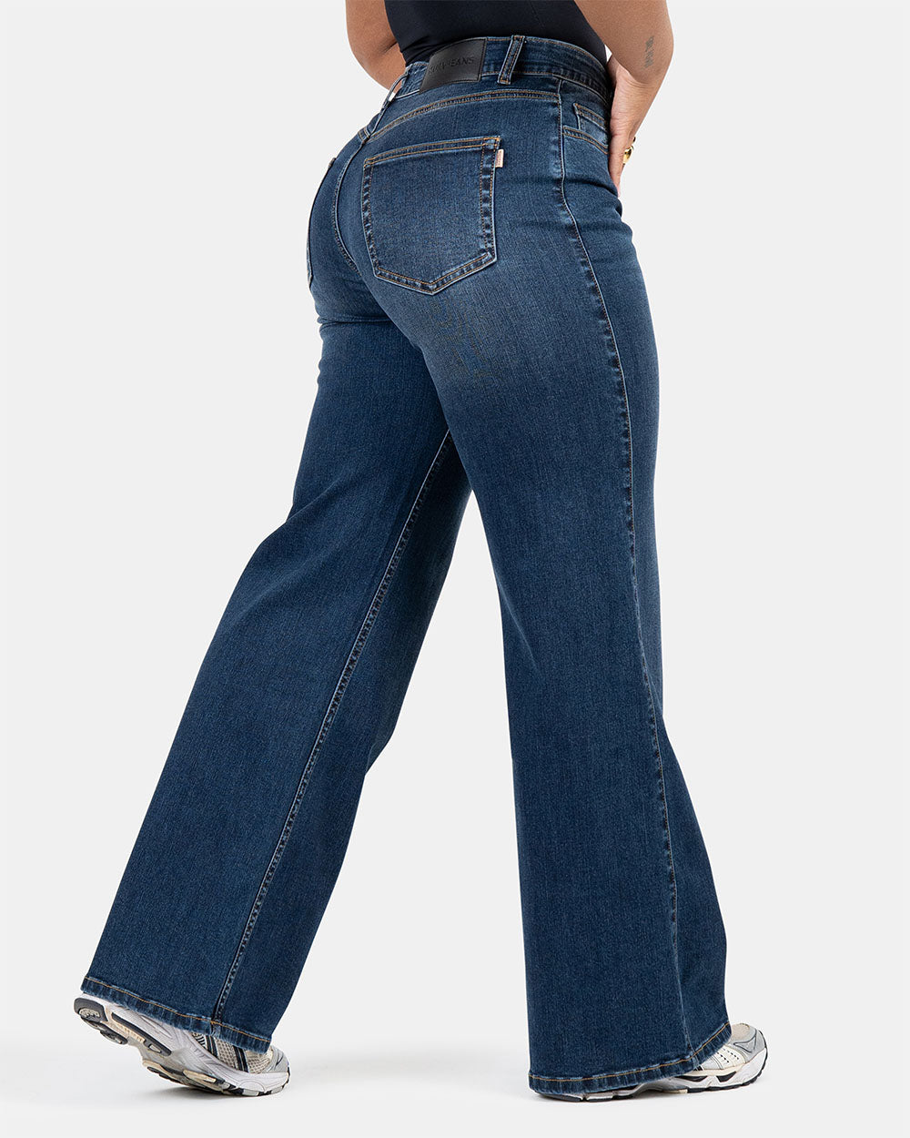 Wide Leg – Mid Rise – Indigo