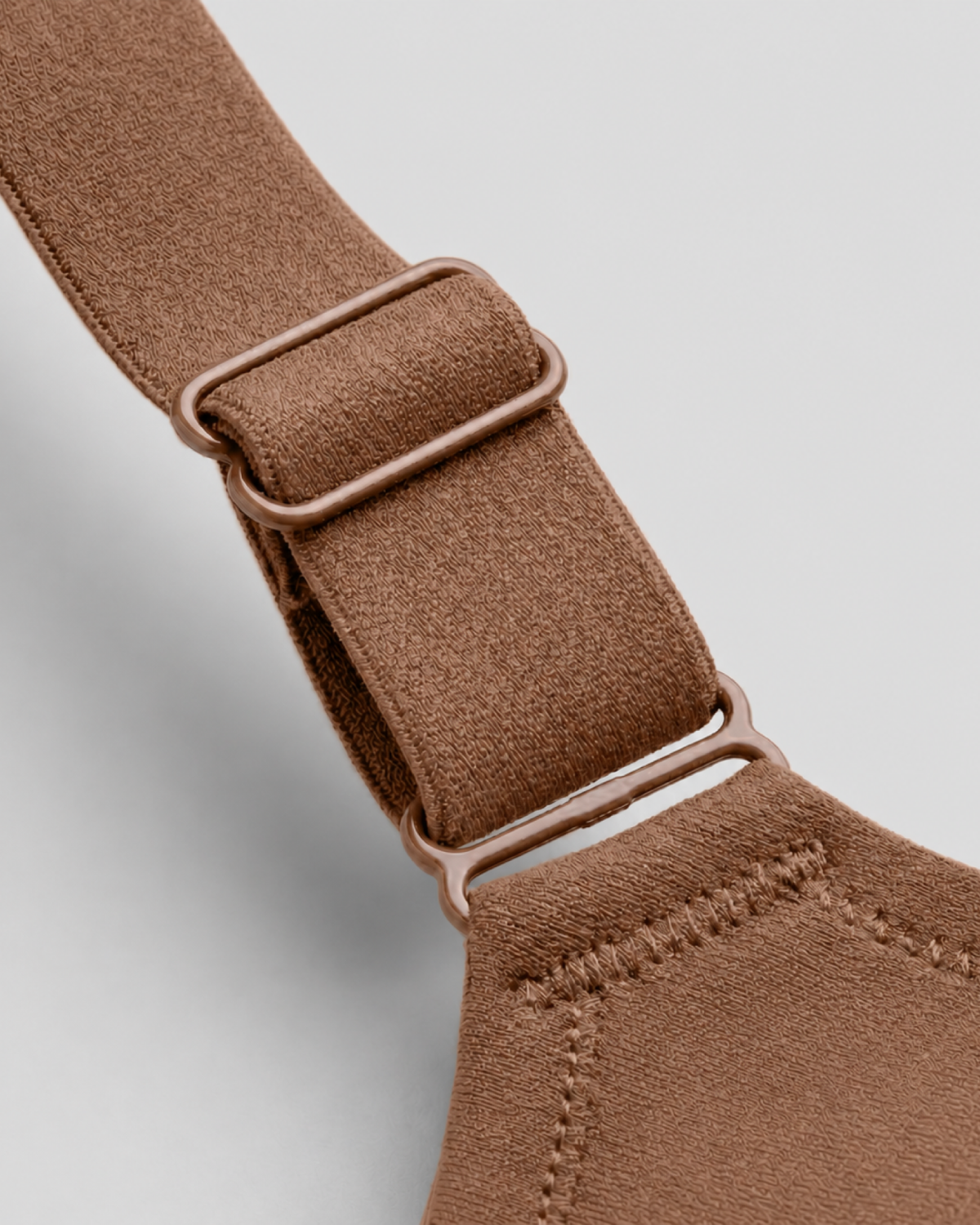 CURVS Full Coverage Bra - Brown #Color_Brown