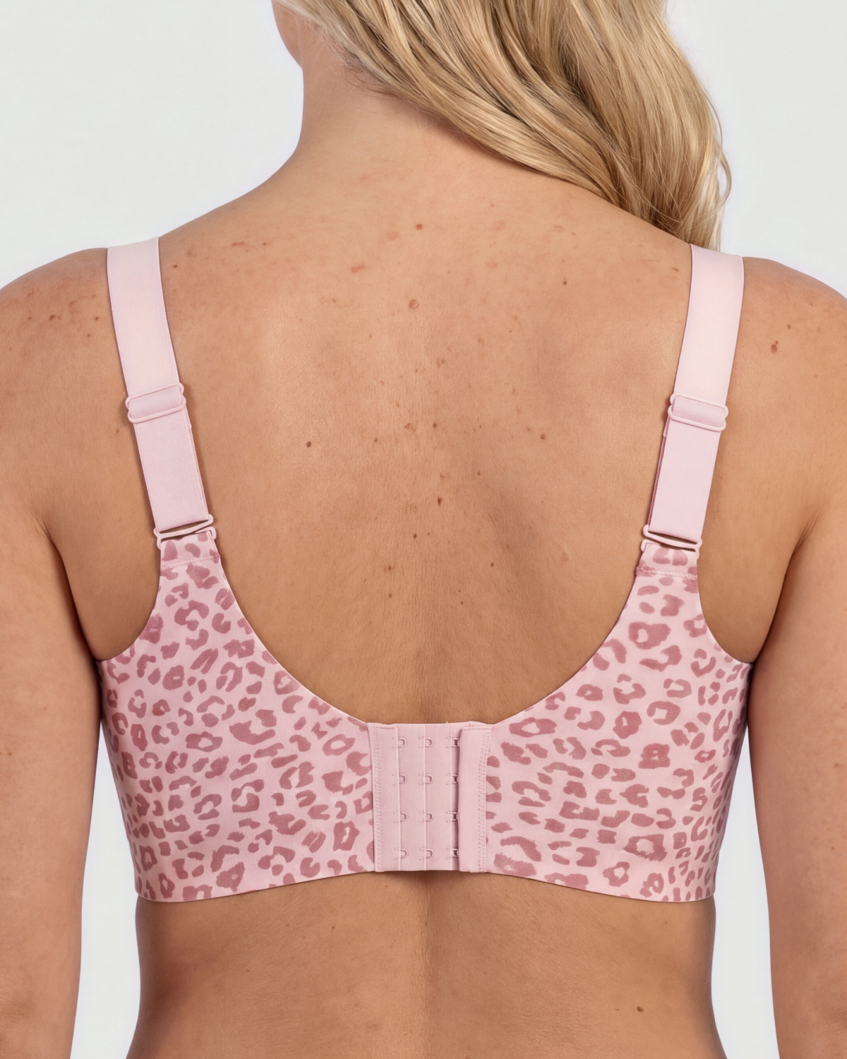 CURVS Full Coverage Bra - Leopard Pink #Color_Leopard Pink