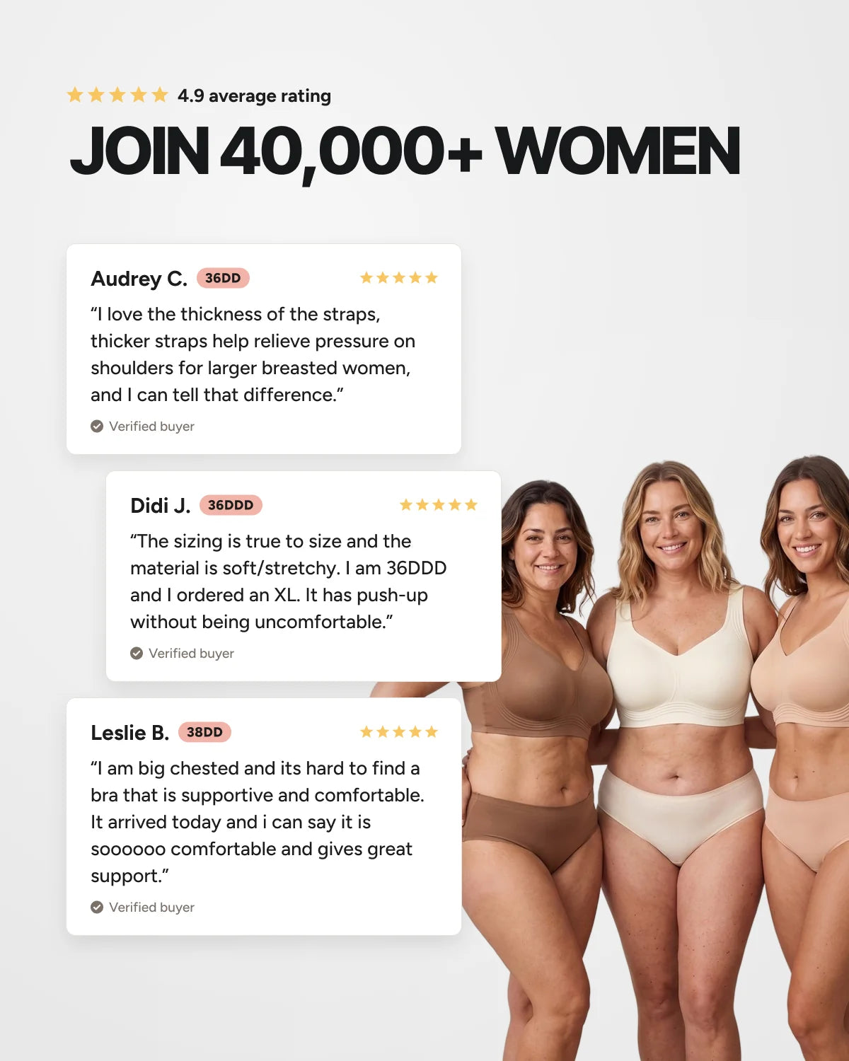 Join 40,000+ women reviews - CURVS Full Coverage Bra #Color_Leopard Pink