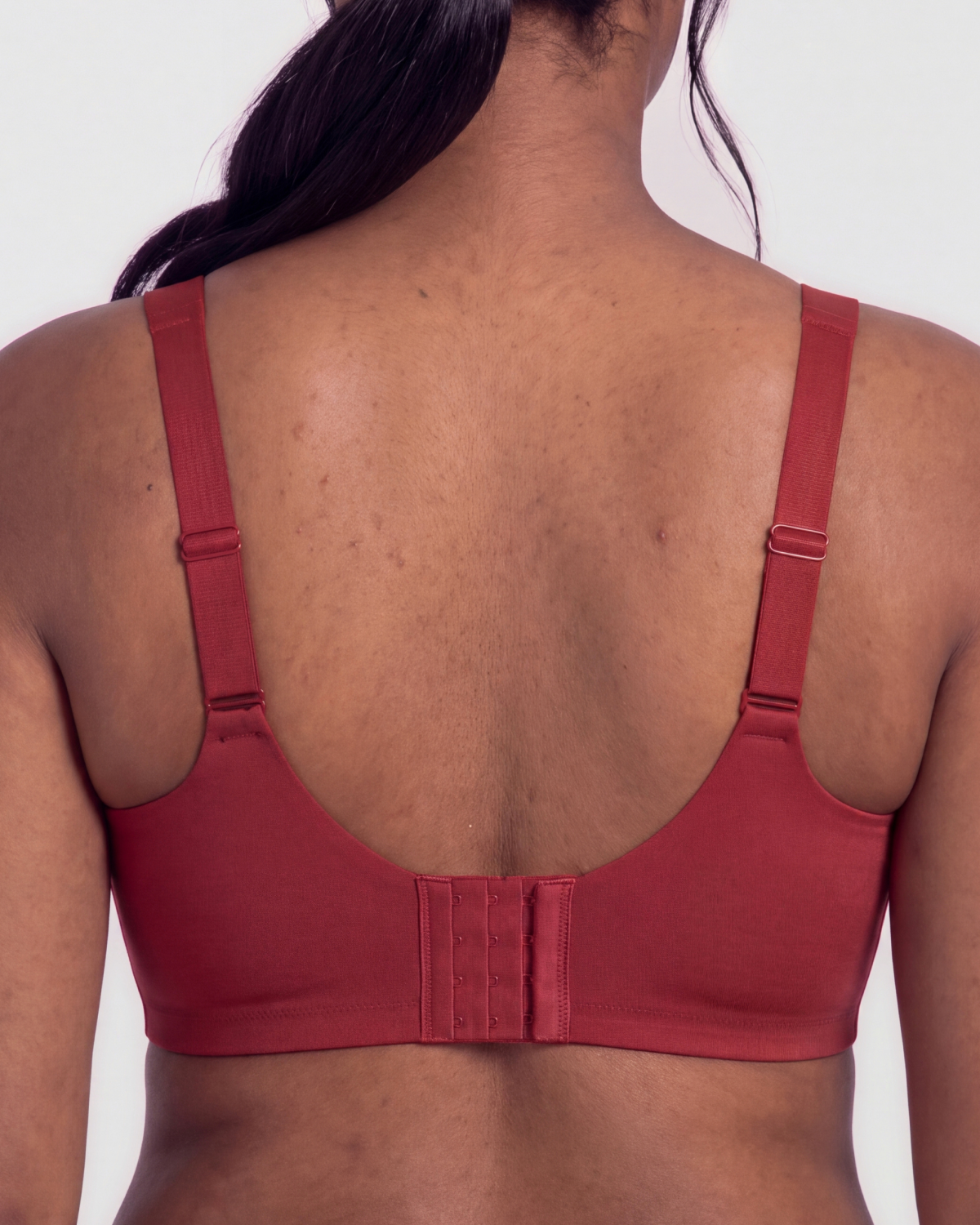 CURVS Full Coverage Bra - Red #Color_Red