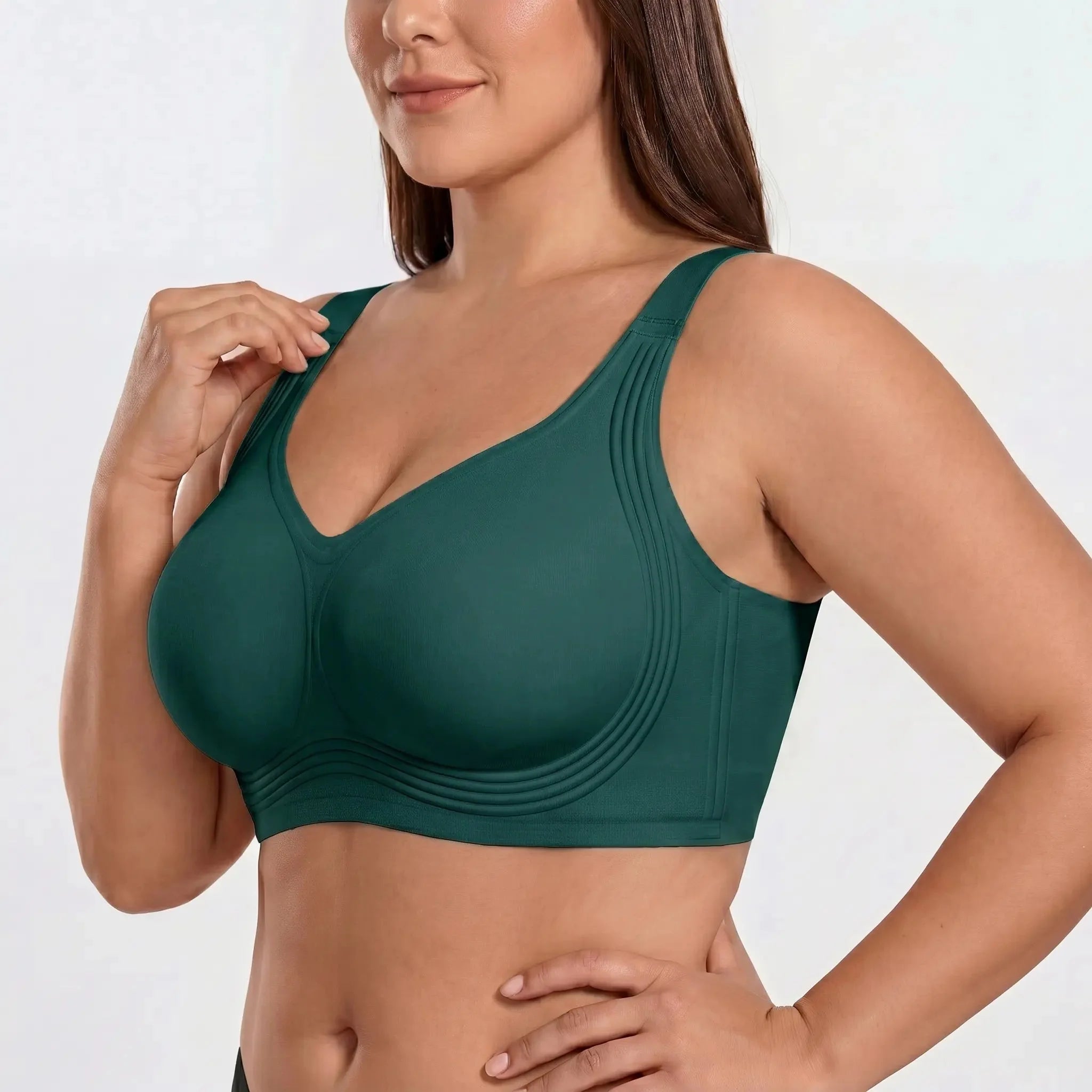 Full Coverage Bra - for Emerald #Color_Emerald