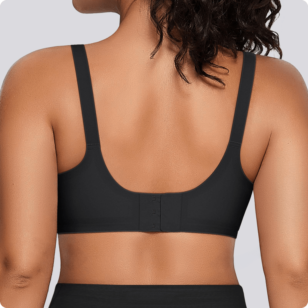 Wireless Front - Adjustable JellyWire™ Push Up Bra - for Black