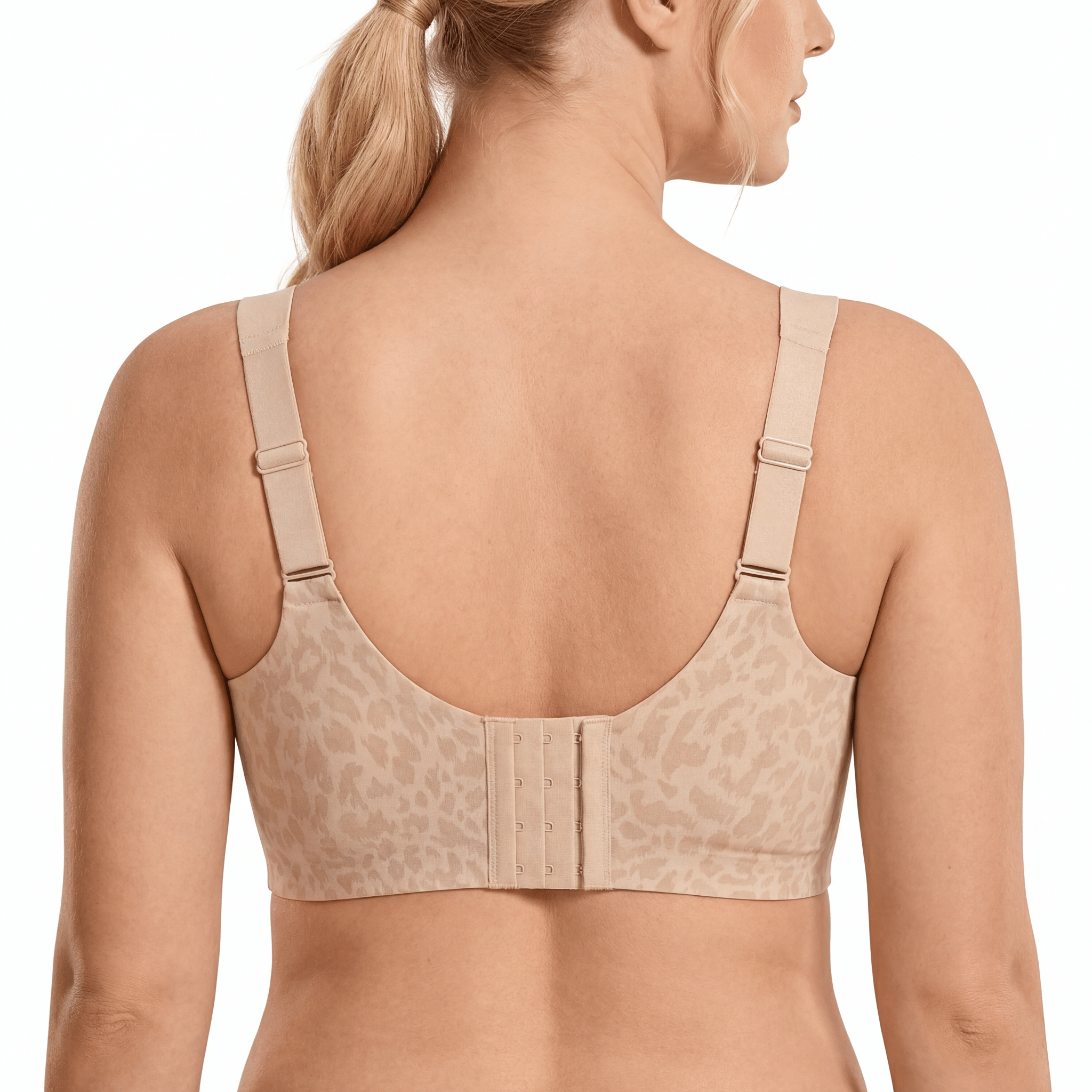 Wireless Full Coverage JellyWire Bra - for Leopard Nude #Color_Leopard Nude