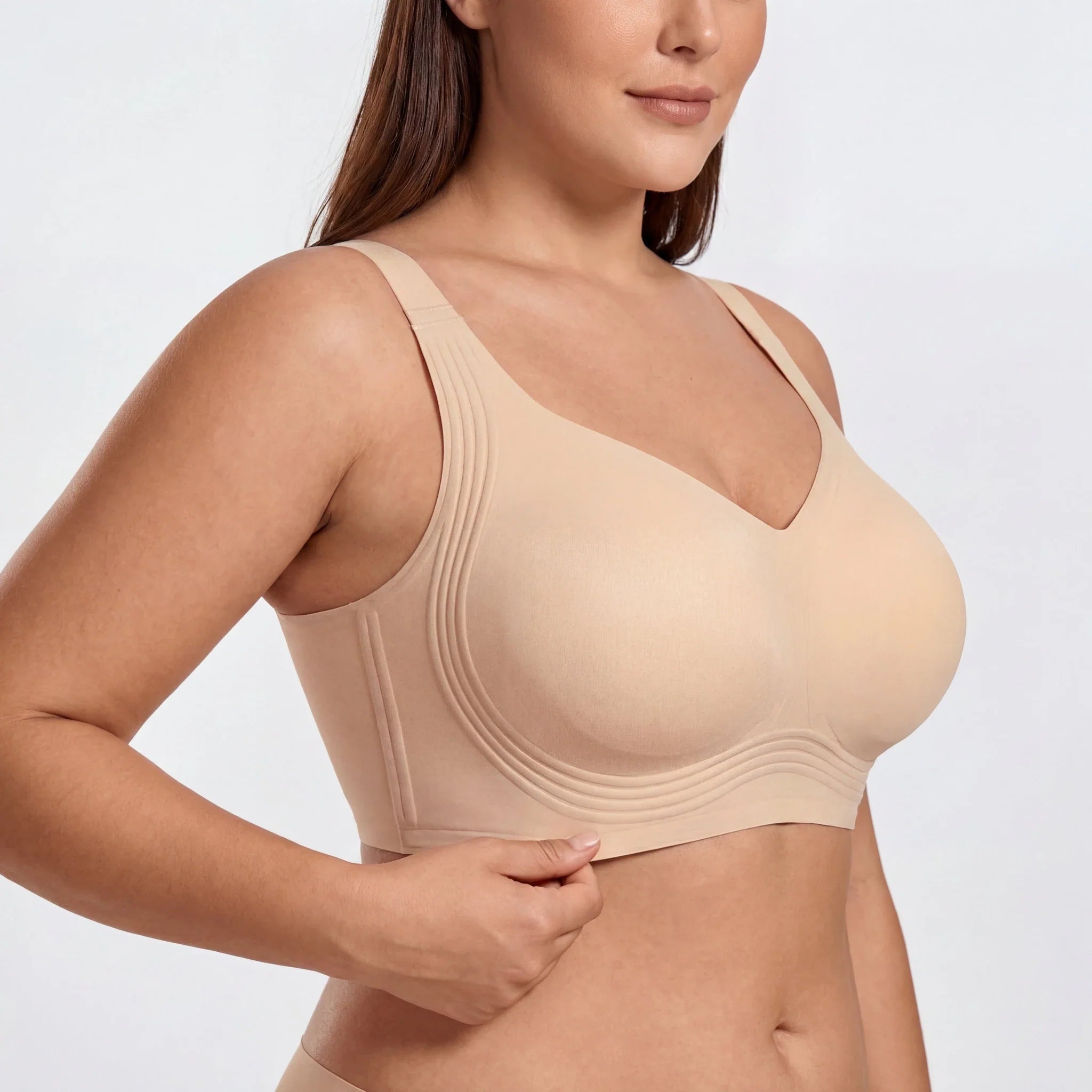 Wireless Full Coverage JellyWire Bra - for Nude #Color_Nude
